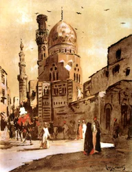 Die Blaue Moschee, Kairo, Ägypten, 1928
