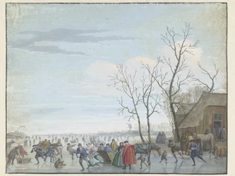 Winterlandschaft mit Eislust
