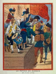 Die großen Tage des Hôtel de Ville de Paris von A. Mercier, illustriert von Louis Bombled: Am 22. Juli