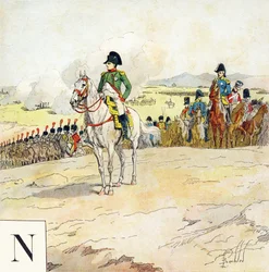 Buchstabe N: Napoleon, "Je serai soldat" - Militäralphabet