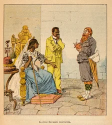 Der Krieg in Madagaskar - Anekdotische Geschichte der französischen Expeditionen von 1885-1895: Ein englischer Journalist interviewt Königin Ravanalo 1895 in Anwesenheit ihres Premierministers