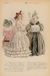 Französische Mode: 1838, Louis-Philippe