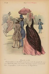 Französische Mode: 1845, Louis-Philippe