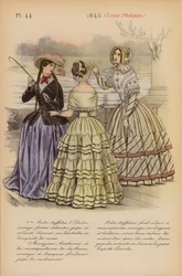 Französische Mode: 1845, Louis-Philippe