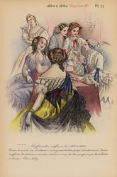 Französische Mode: 1850 bis 1860, Napoleon III