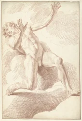 Männlicher Akt, liegend