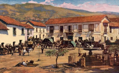 Szene in La Paz, Bolivien