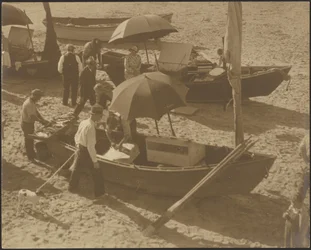 Boote am Strand