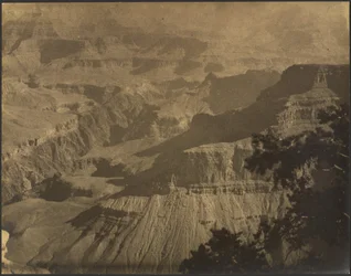 Canyon-Landschaft von oben