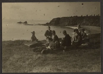 Picknick am Ozean