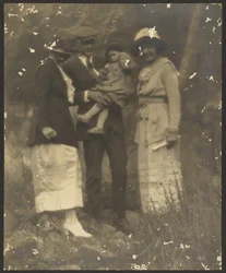 Porträt einer Familie