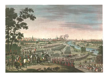 Einzug der Franzosen in Moskau, 14. September 1812, ca. 1850