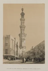 Ägypten und Nubien, Band III: Minarett der Hauptmoschee Siout, Oberägypten