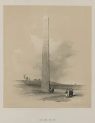 Ägypten und Nubien, Band II: Obelisk von Heliopolis, 1848