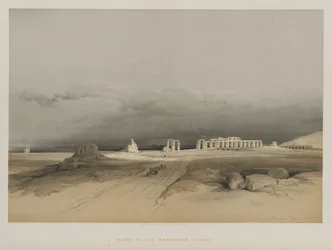 Ägypten und Nubien, Band II: Ruinen von Memnonium, Theben, 1847