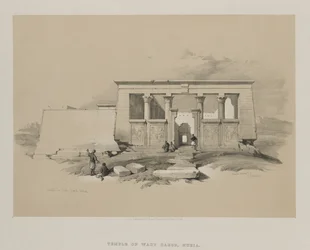 Ägypten und Nubien, Band II: Tempel in Wady Dabod, Nubien, 1848