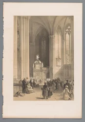 Ansicht des Reliquienschreins der Heiligen Drei Könige im Kölner Dom