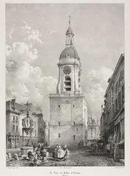 Malerische und romantische Reisen im alten Frankreich, Picardie: Der Glockenturm von Amiens