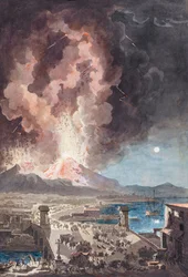Ausbruch des Vesuvs, Italien, 1779