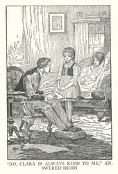 Illustration für Heidi von Johanna Spyri