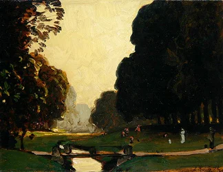 Die kleine Fulda im Karlsaue Park, Kassel