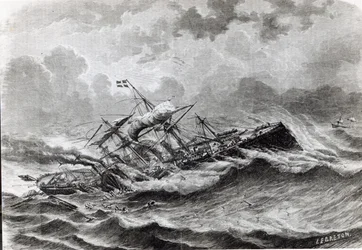 Das Unglück der Great Eastern im September 1861