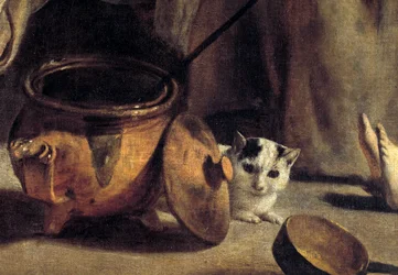 Bauernfamilie im Inneren (Detail)