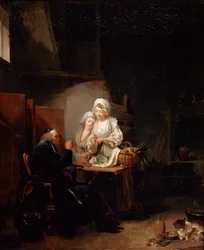 Ein alter Pfarrer, späte 1780er Jahre