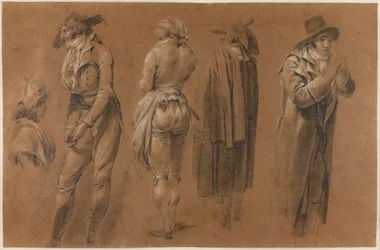 Studie für Die Spekulanten im Palais Royal