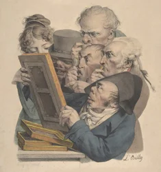 Die Kunstkenner, 1823-28