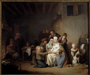 Das Spiel des Rinderfußes (Louis Leopold Boilly)