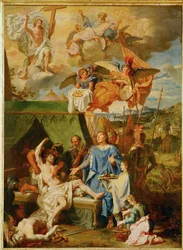 Der heilige Ludwig heilt Skrofulose