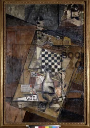 Stillleben mit Schachspiel