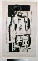 Stillleben, Studie für ein Glasgemälde