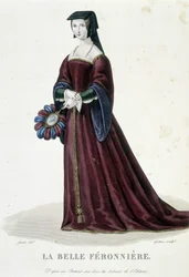La Belle Féronnière in "Galerie francaise des femmes célèbres"