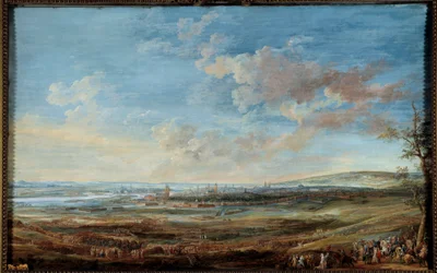 Krieg um die österreichische Erbfolge (1741-1748): Belagerung der Stadt Maastricht durch die Marschälle von Sachsen und Lowendal vom 16. April bis 10. Mai 1748