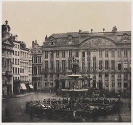 Unbetitelte Konstruktion des Gedenkbrunnens, Juli 1856