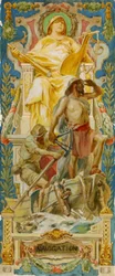 Navigation (Studie für ein Panel, Altes Senatsgebäude)