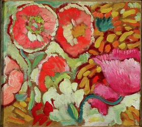 Blumen aus dem Garten in Agay, ca. 1908