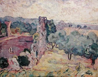 Landschaft im Süden Frankreichs, ca. 1908