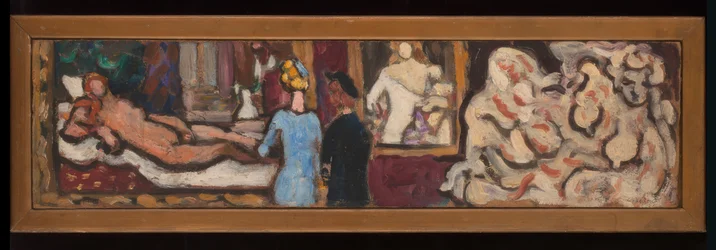 Studien zu Tizians Venus von Urbino und zur Flora, entstanden während der Ausstellung "Italienische Kunst" im Petit Palais