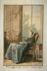 Die Comtesse de Cossé in einem Salon