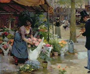 Blumenmarkt in Paris