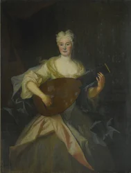Porträt von Anna Constantia, Gräfin von Cosel, geb. von Brockdorff, 1680-1765