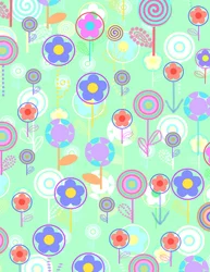 Überlagerte Blumen (digital)