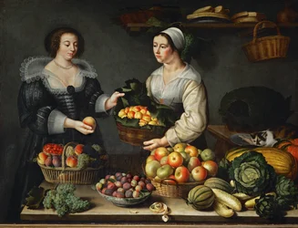 La marchande de fruits et légumes - Die Gemüsehändlerin