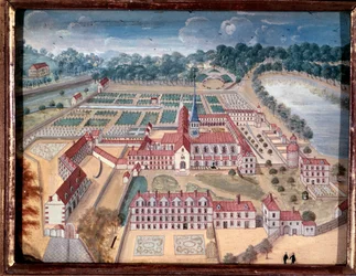 Blick über die Abtei von Port-Royal-des-Champs