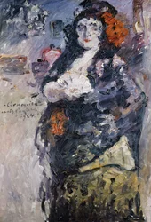 Carmencita, Porträt von Charlotte Berend-Corinth im spanischen Kleid