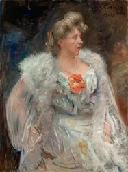 Die Sängerin Frieda Halbe