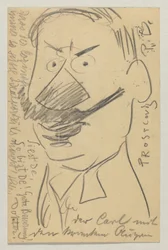 Lovis Corinth an Carl Strathmann: Postkarte, Poststempel 21. Februar 1904